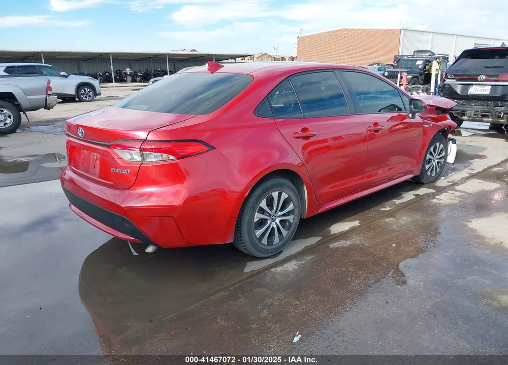 2021 TOYOTA COROLLA HYBRID LE VIN: JTDEAMDE6MJ030958