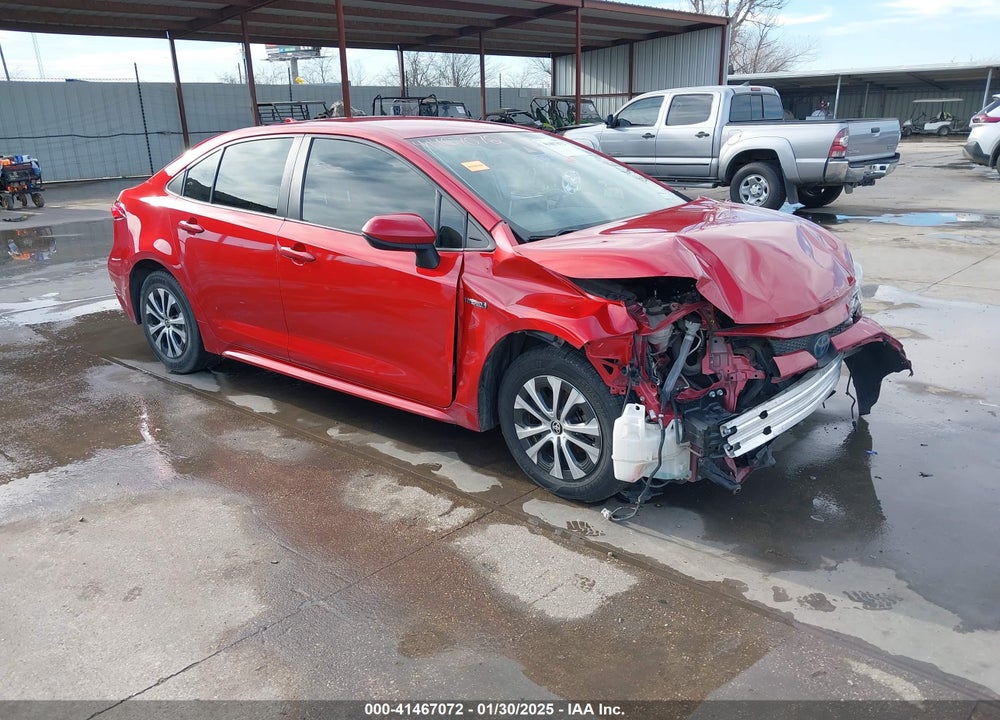 2021 TOYOTA COROLLA HYBRID LE VIN: JTDEAMDE6MJ030958