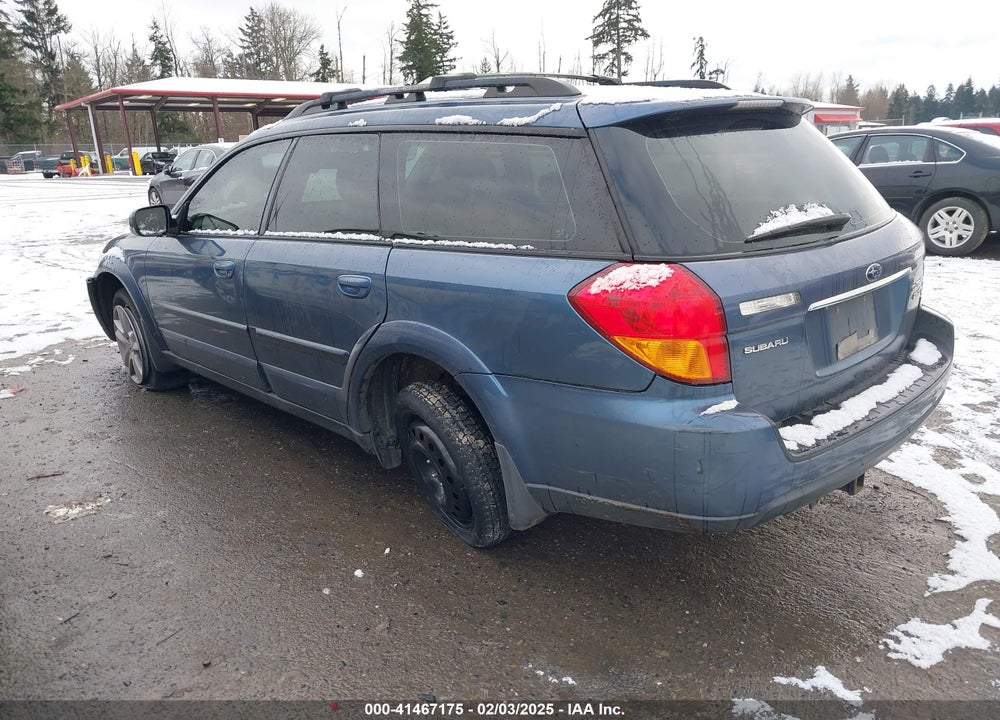 2006 SUBARU OUTBACK VIN: 4S4BP67C764302101