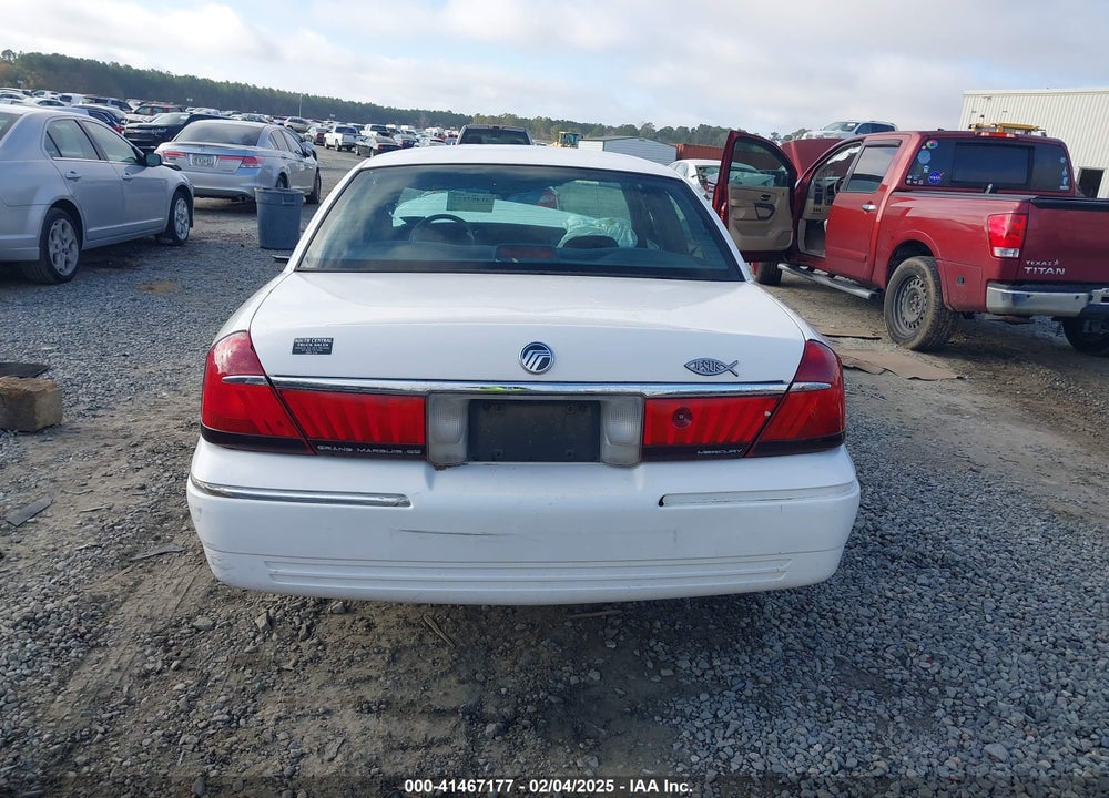 1999 MERCURY GRAND MARQUIS VIN: 2MEFM74W6XX604927