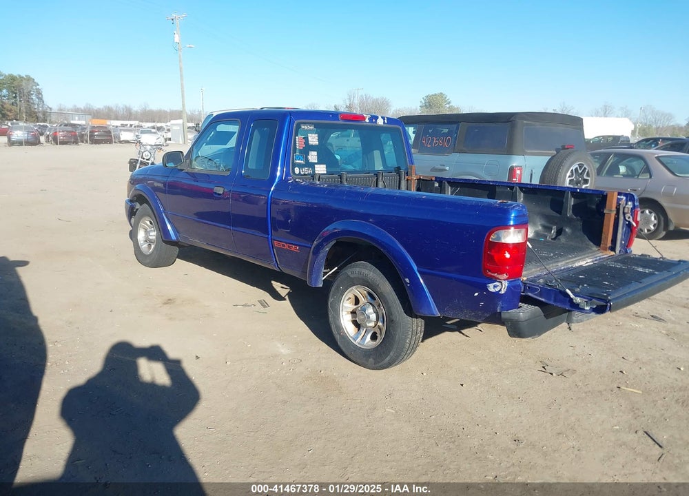 2003 FORD RANGER EDGE/TREMOR/XLT VIN: 1FTYR44V63TA37949