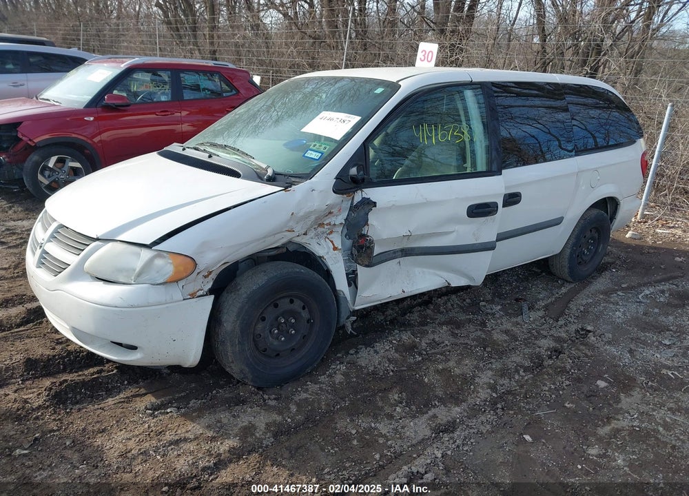 2007 DODGE GRAND CARAVAN SE VIN: 1D4GP24R47B147700
