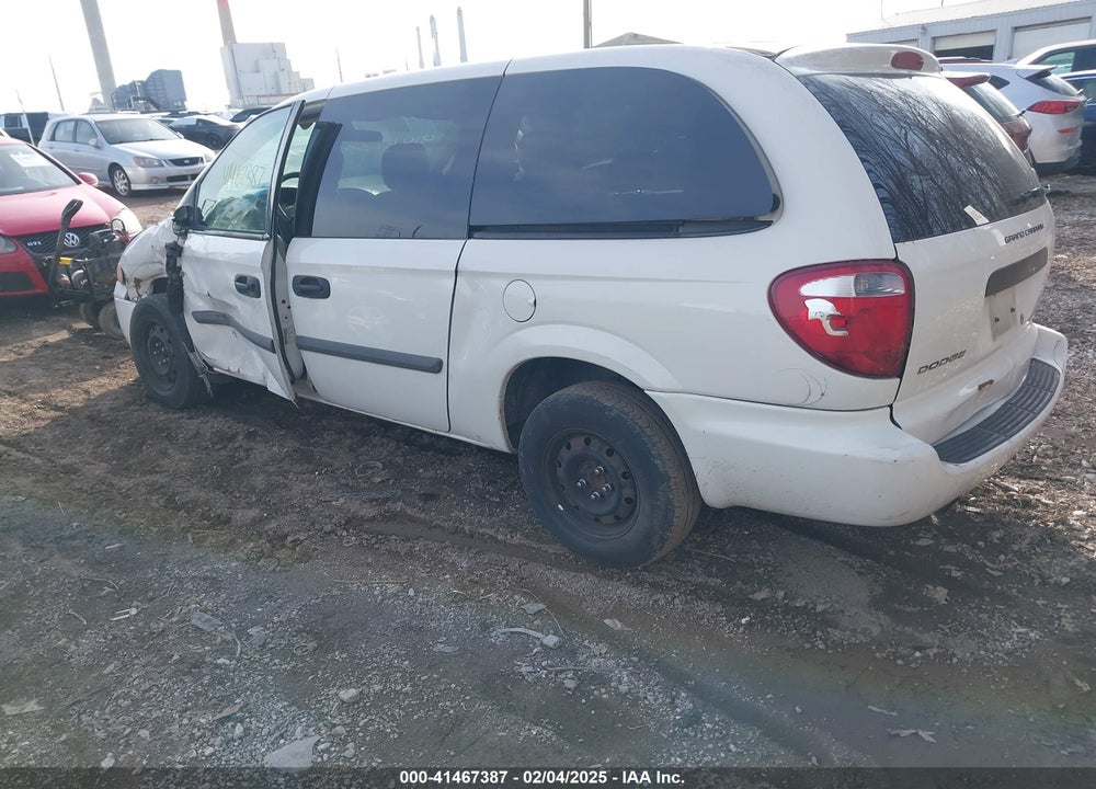 2007 DODGE GRAND CARAVAN SE VIN: 1D4GP24R47B147700