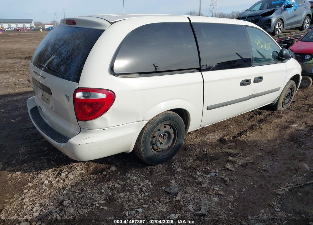 2007 DODGE GRAND CARAVAN SE VIN: 1D4GP24R47B147700