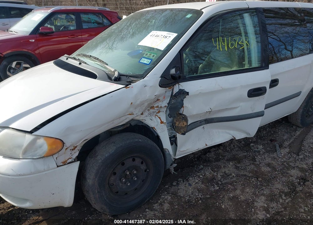 2007 DODGE GRAND CARAVAN SE VIN: 1D4GP24R47B147700