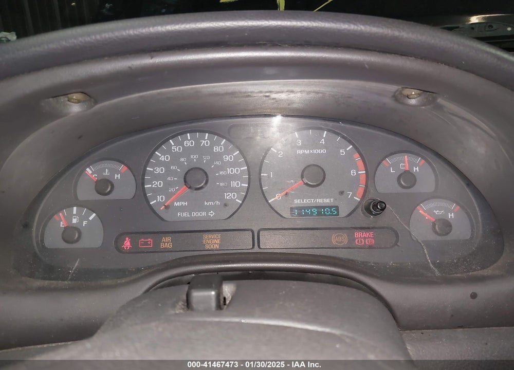 2000 FORD MUSTANG VIN: 1FAFP4448YF214730