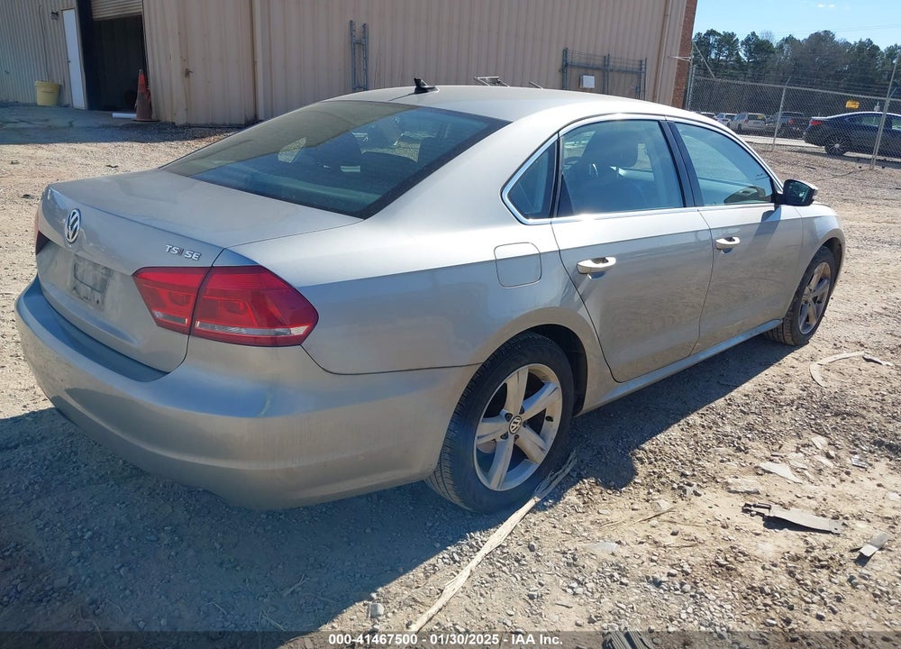 2014 VOLKSWAGEN PASSAT 1.8T SE VIN: 1VWBT7A38EC091653