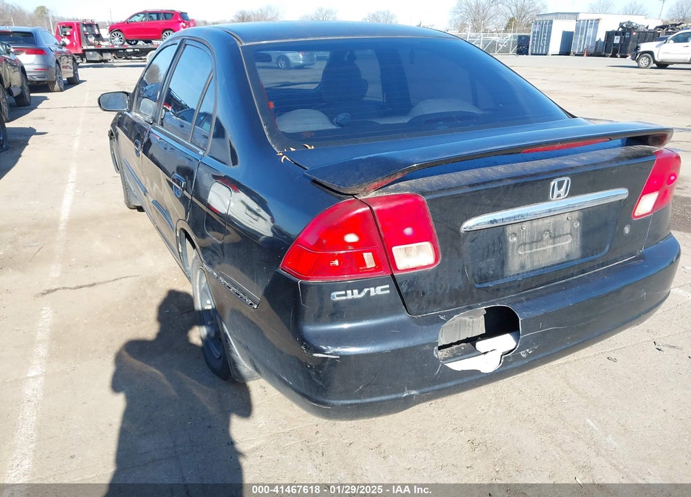 2002 HONDA CIVIC LX VIN: 1HGES16502L050263