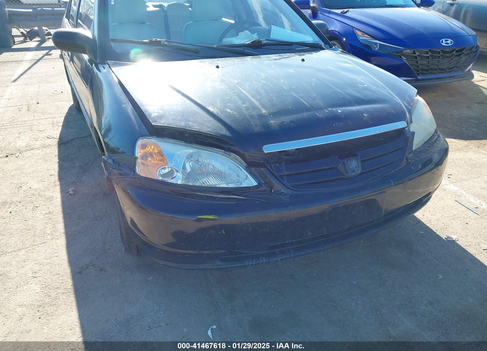 2002 HONDA CIVIC LX VIN: 1HGES16502L050263