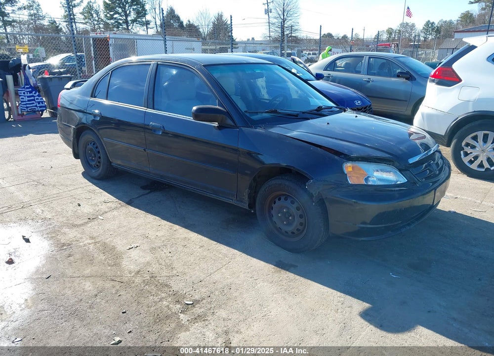 2002 HONDA CIVIC LX VIN: 1HGES16502L050263