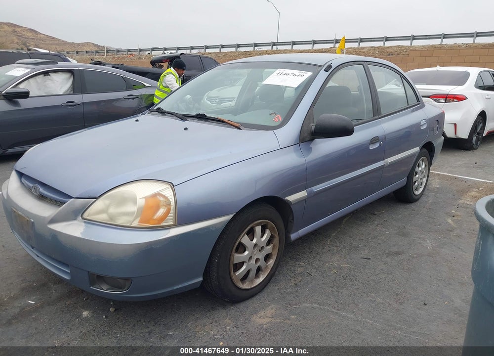 2003 KIA RIO VIN: KNADC125736236506