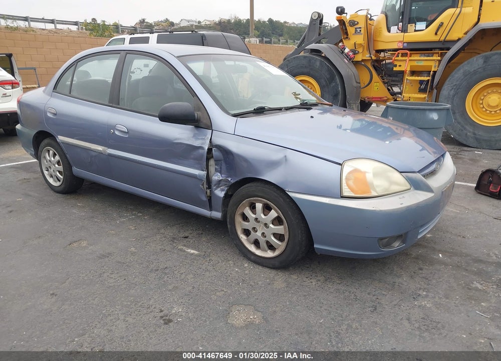 2003 KIA RIO VIN: KNADC125736236506