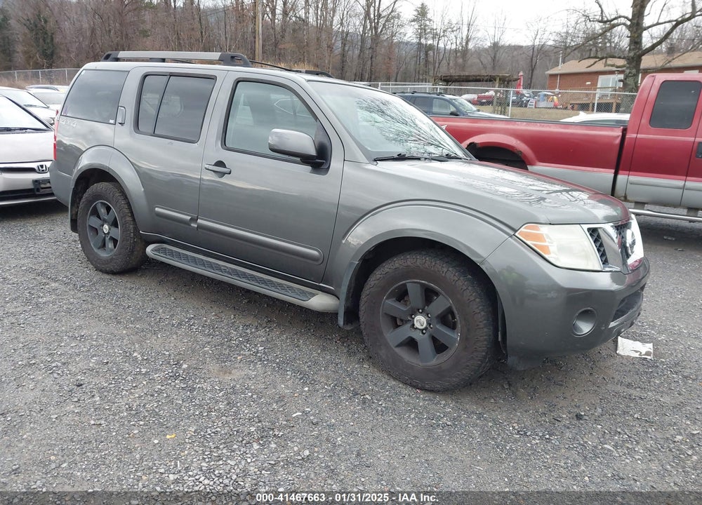 2008 NISSAN PATHFINDER SE VIN: 5N1AR18B48C650137