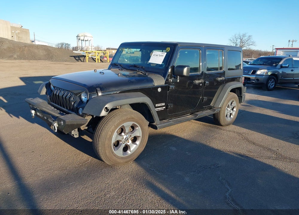 2017 JEEP WRANGLER UNLIMITED SPORT 4X4 VIN: 1C4BJWDG8HL582505