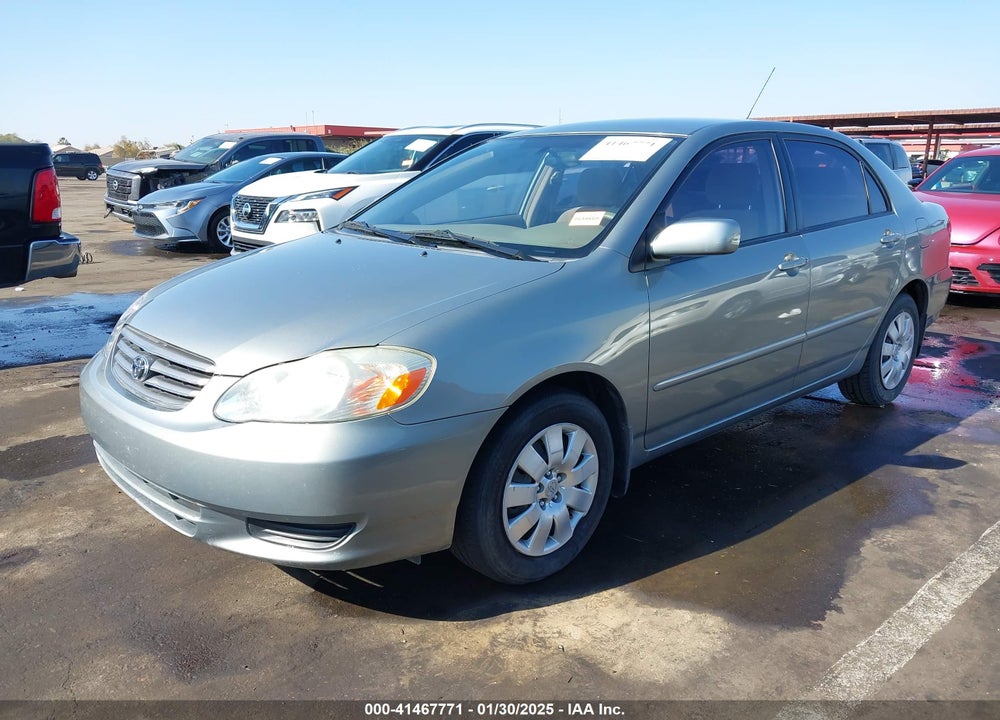 2003 TOYOTA COROLLA LE VIN: JTDBR32E930036587