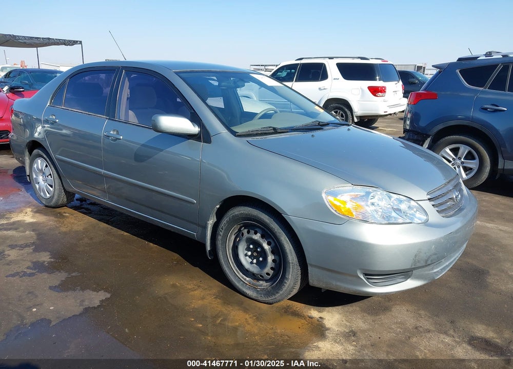 2003 TOYOTA COROLLA LE VIN: JTDBR32E930036587