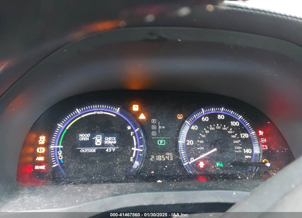 2010 LEXUS HS 250H VIN: JTHBB1BA6A2022491