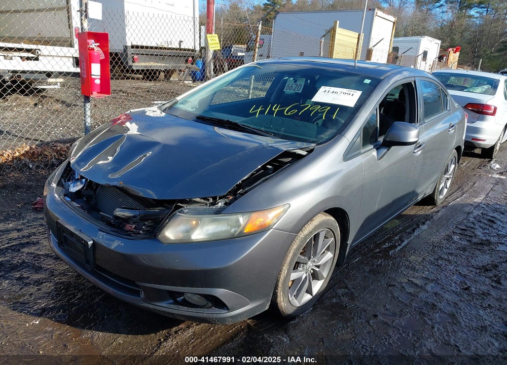 2012 HONDA CIVIC VIN: 2HGFB6E58CH700216