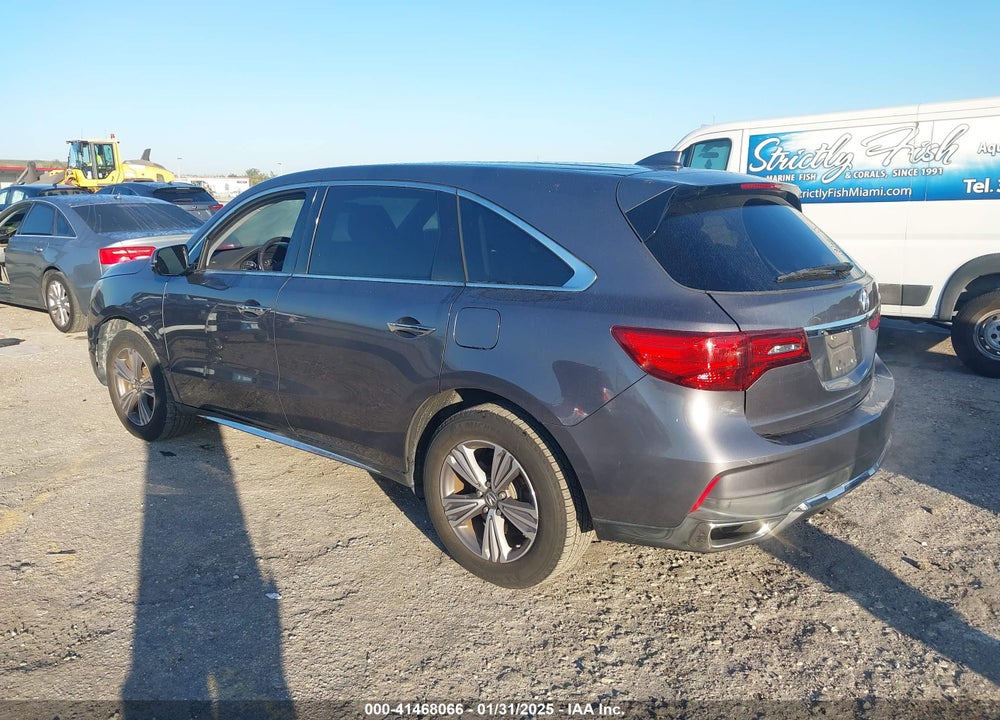 2019 ACURA MDX VIN: 5J8YD3H30KL009923