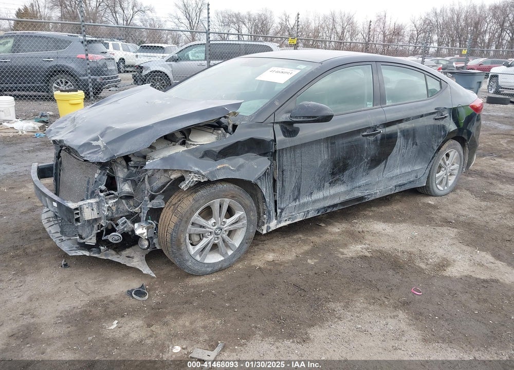 2018 HYUNDAI ELANTRA VIN: KMHD84LF7JU610467