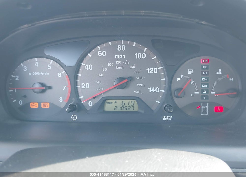 2002 HONDA ACCORD 3.0 EX VIN: 1HGCG22522A012968
