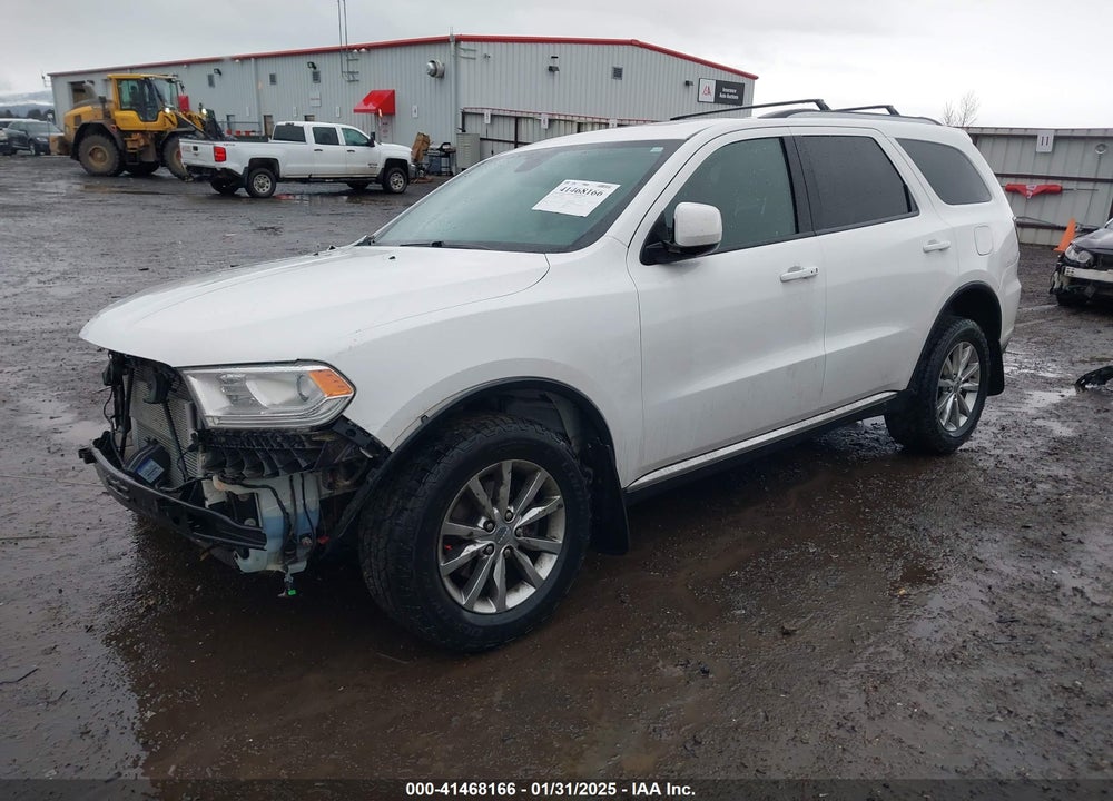 2017 DODGE DURANGO SXT AWD VIN: 1C4RDJAG4HC871653