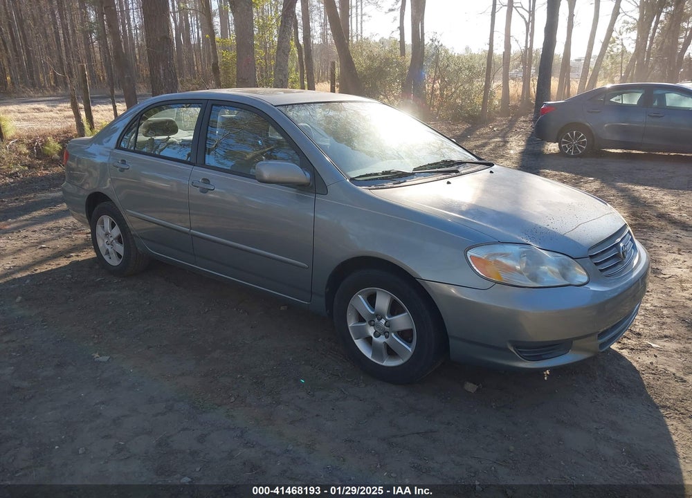 2004 TOYOTA COROLLA LE VIN: 2T1BR38E74C217119