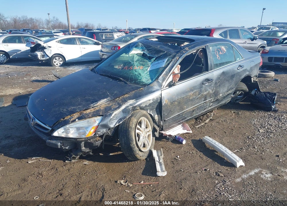2007 HONDA ACCORD 2.4 EX VIN: 1HGCM56887A208807