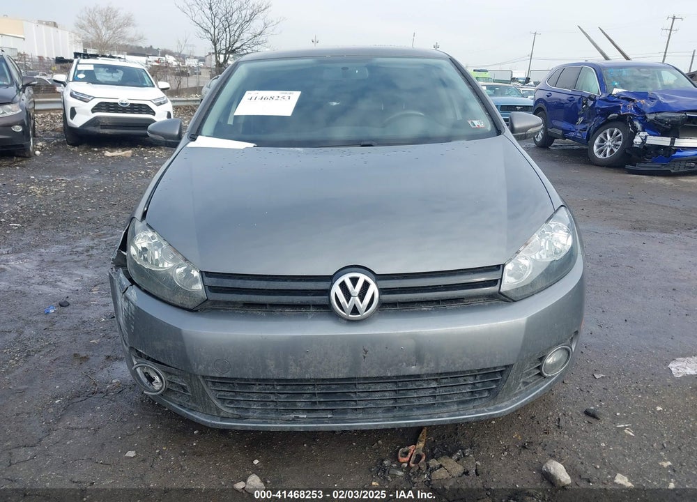 2012 VOLKSWAGEN GOLF VIN: WVWDM7AJ1CW205186