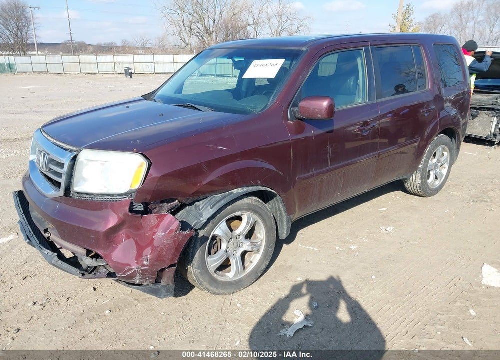 2012 HONDA PILOT EX-L VIN: 5FNYF4H53CB073765