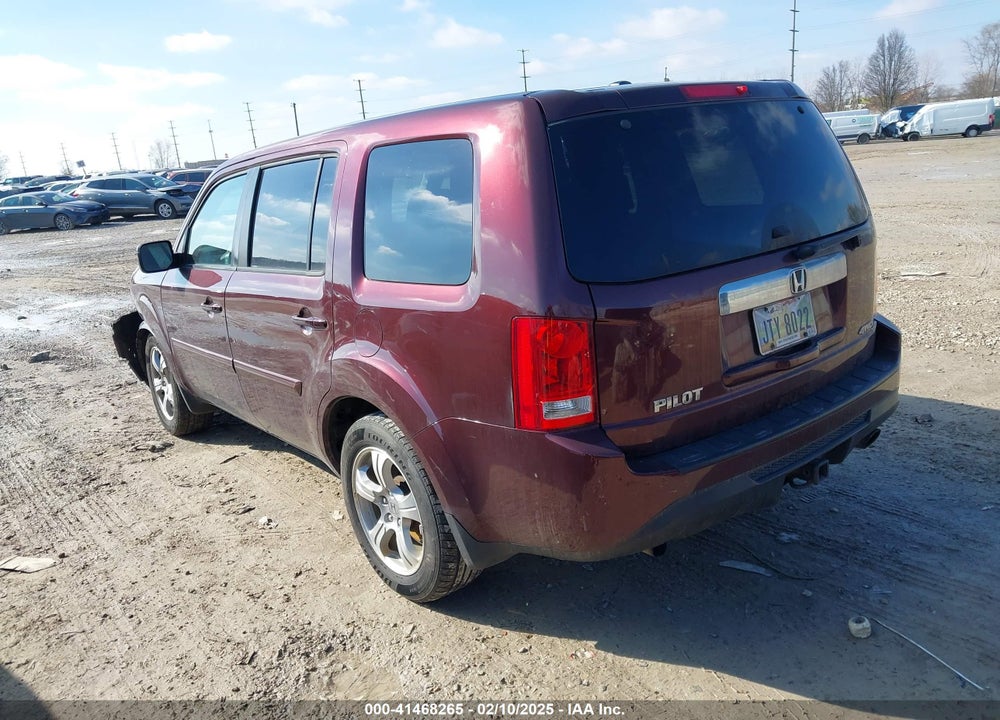 2012 HONDA PILOT EX-L VIN: 5FNYF4H53CB073765