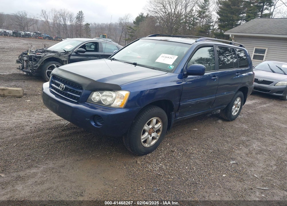 2002 TOYOTA HIGHLANDER V6 VIN: JTEHF21A420055134