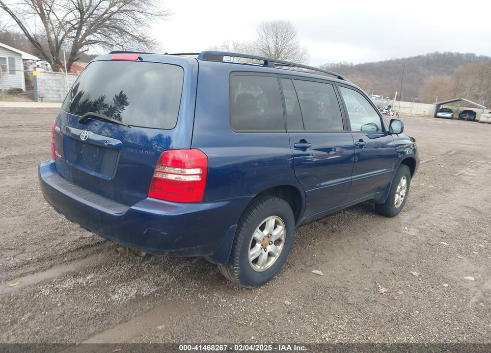 2002 TOYOTA HIGHLANDER V6 VIN: JTEHF21A420055134