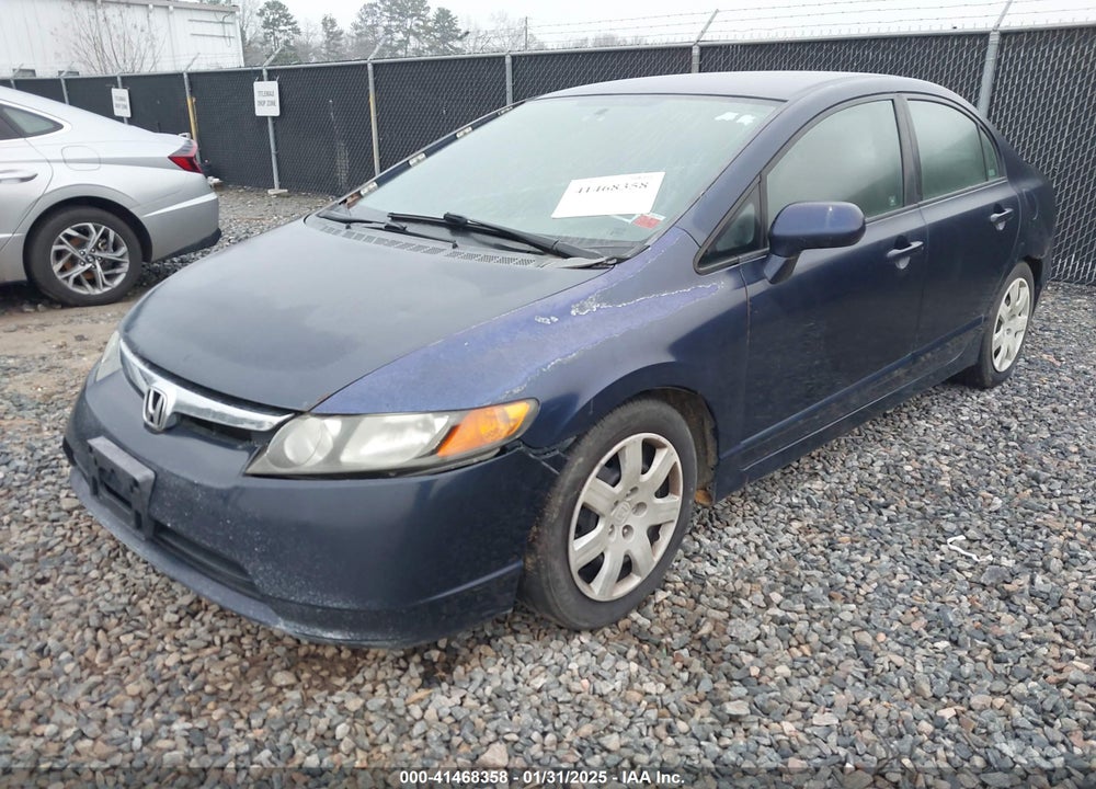 2008 HONDA CIVIC LX VIN: 1HGFA16588L050057