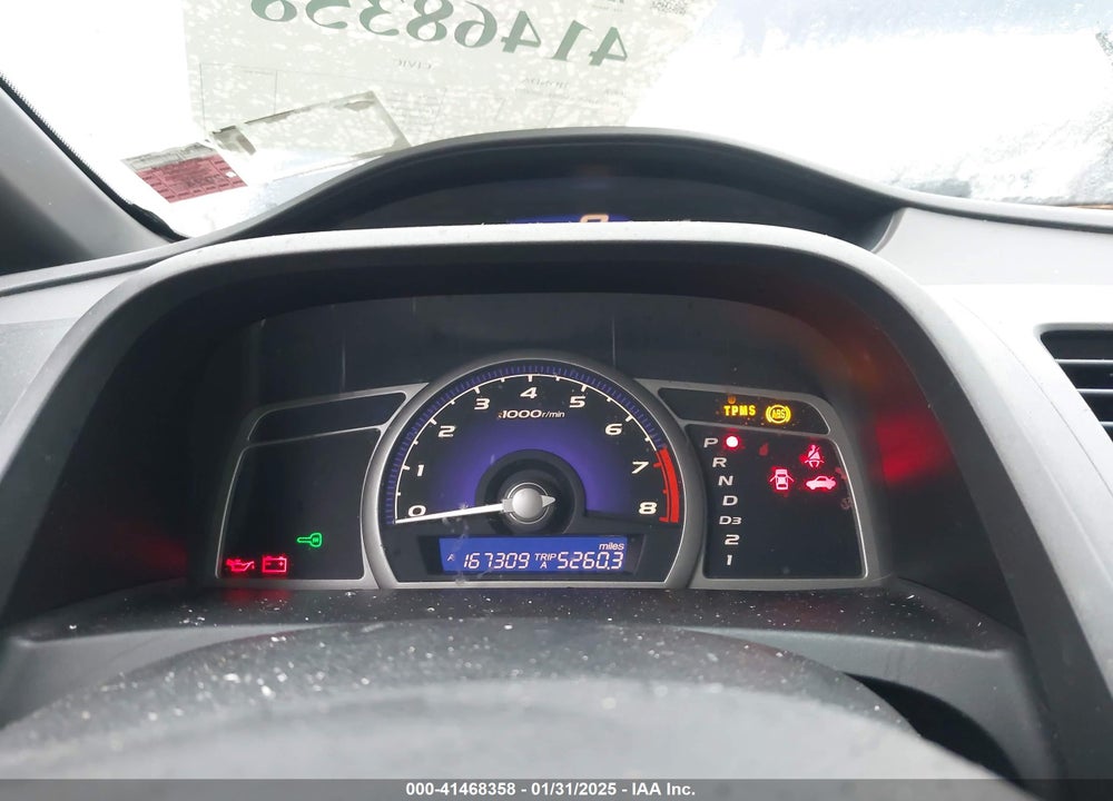 2008 HONDA CIVIC LX VIN: 1HGFA16588L050057