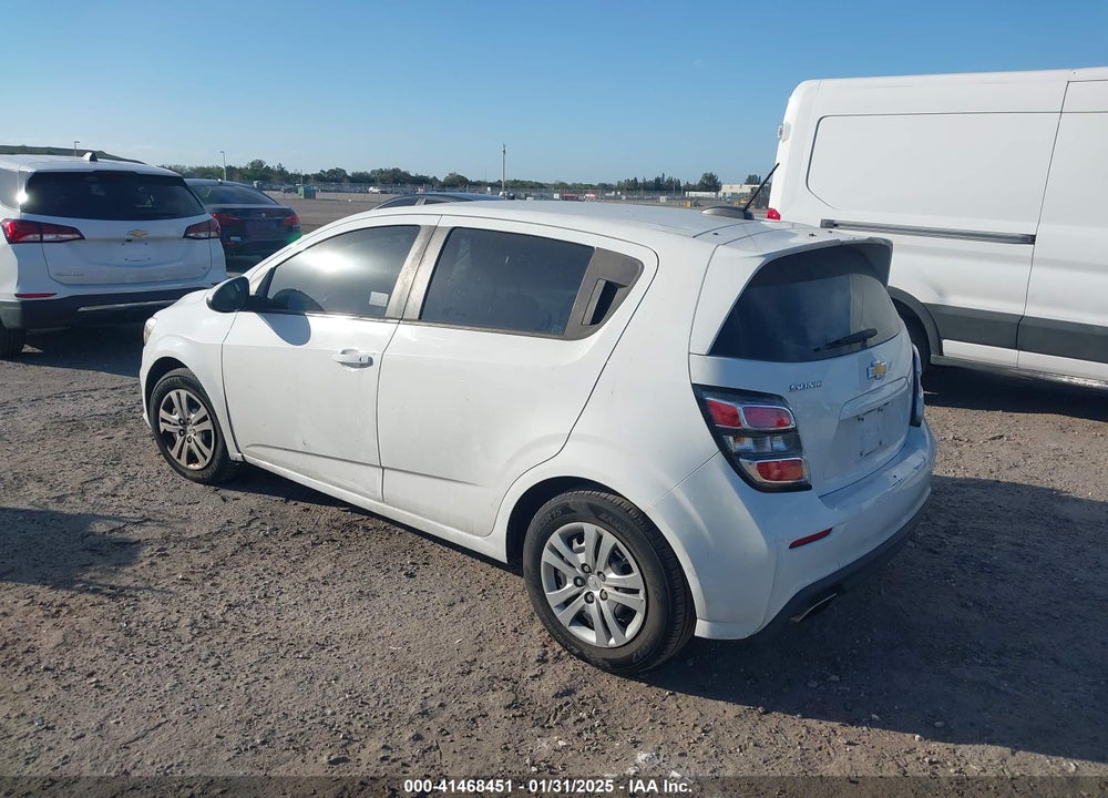 2017 CHEVROLET SONIC VIN: 1G1JG6SH2H4166023