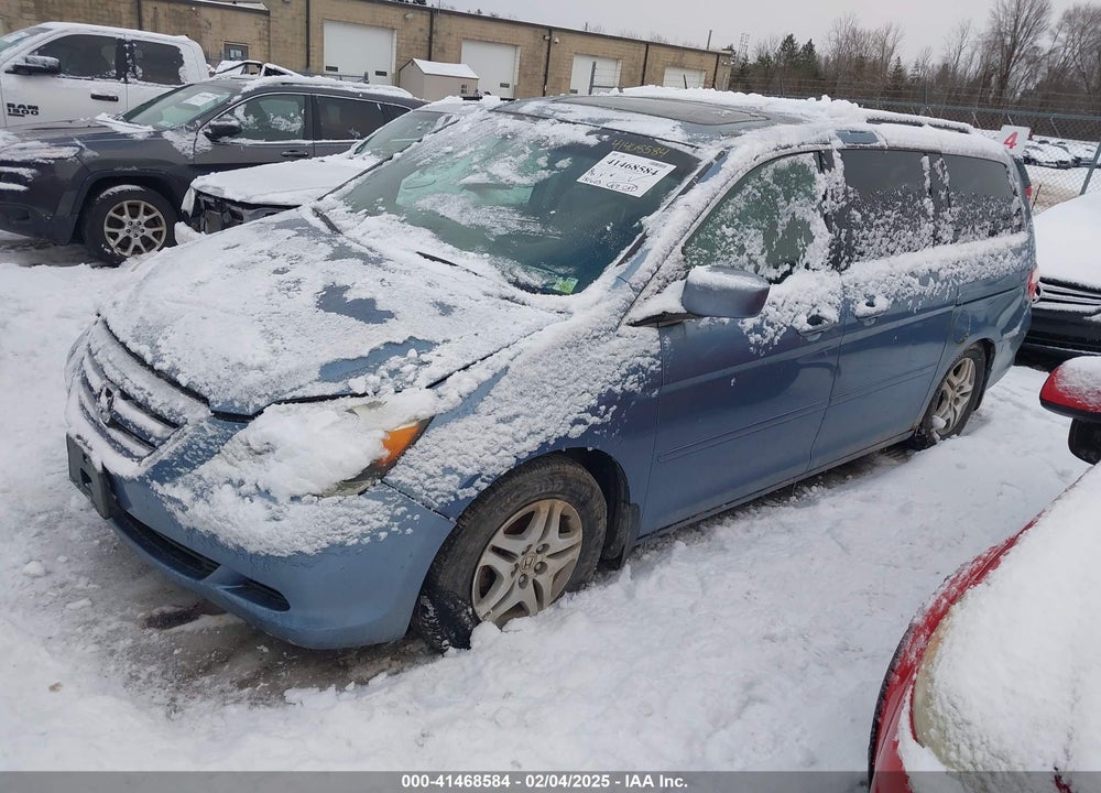 2005 HONDA ODYSSEY EX-L VIN: 5FNRL38605B062984