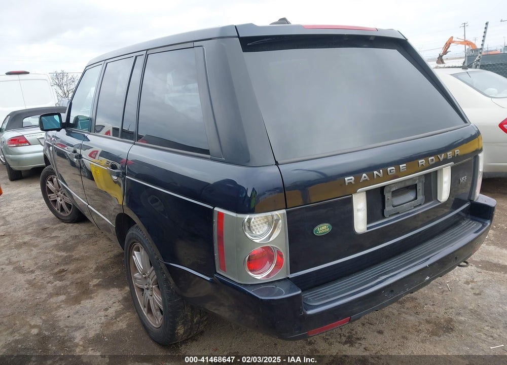 2007 LAND ROVER RANGE ROVER VIN: SALME15417A258559