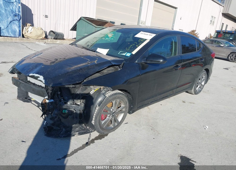 2017 HYUNDAI ELANTRA VIN: KMHD84LF6HU295039