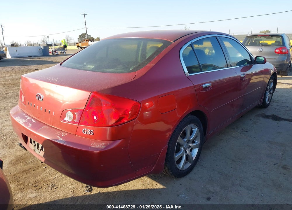 2006 INFINITI G35 VIN: JNKCV51E06M518938