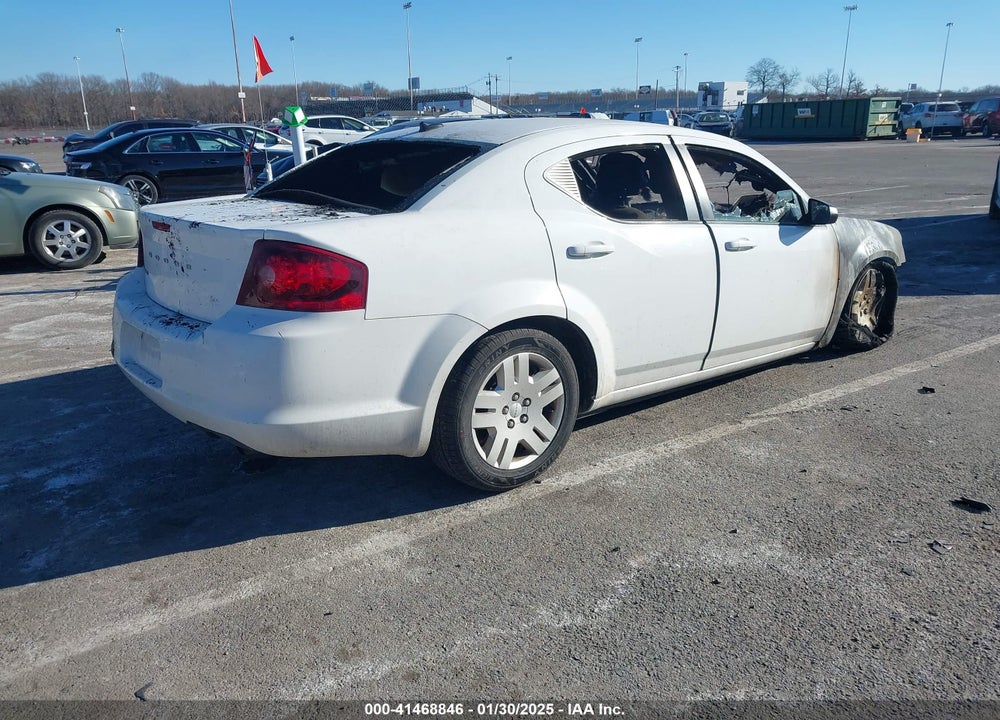 2012 DODGE AVENGER VIN: 1C3CDZAB7CN110271
