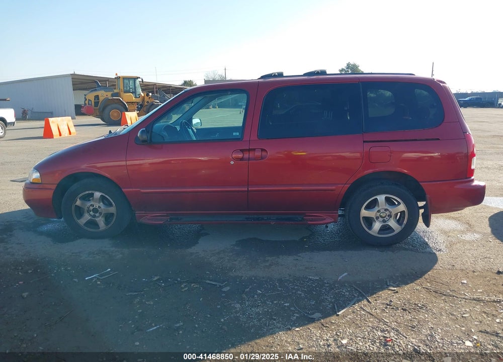 2001 NISSAN QUEST GXE VIN: 4N2ZN15T81D821145