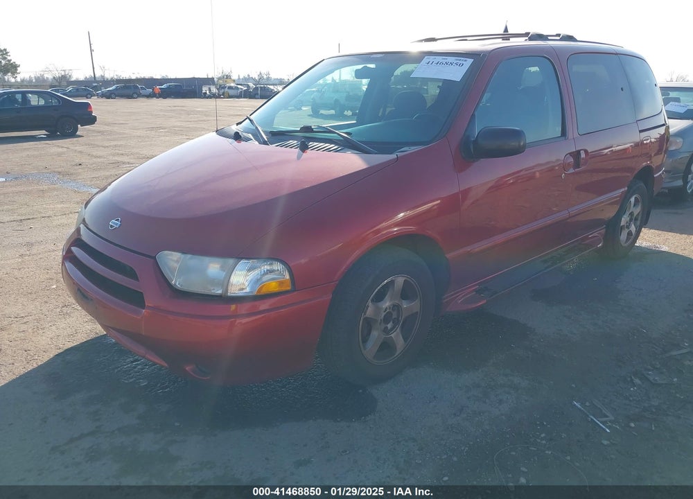 2001 NISSAN QUEST GXE VIN: 4N2ZN15T81D821145