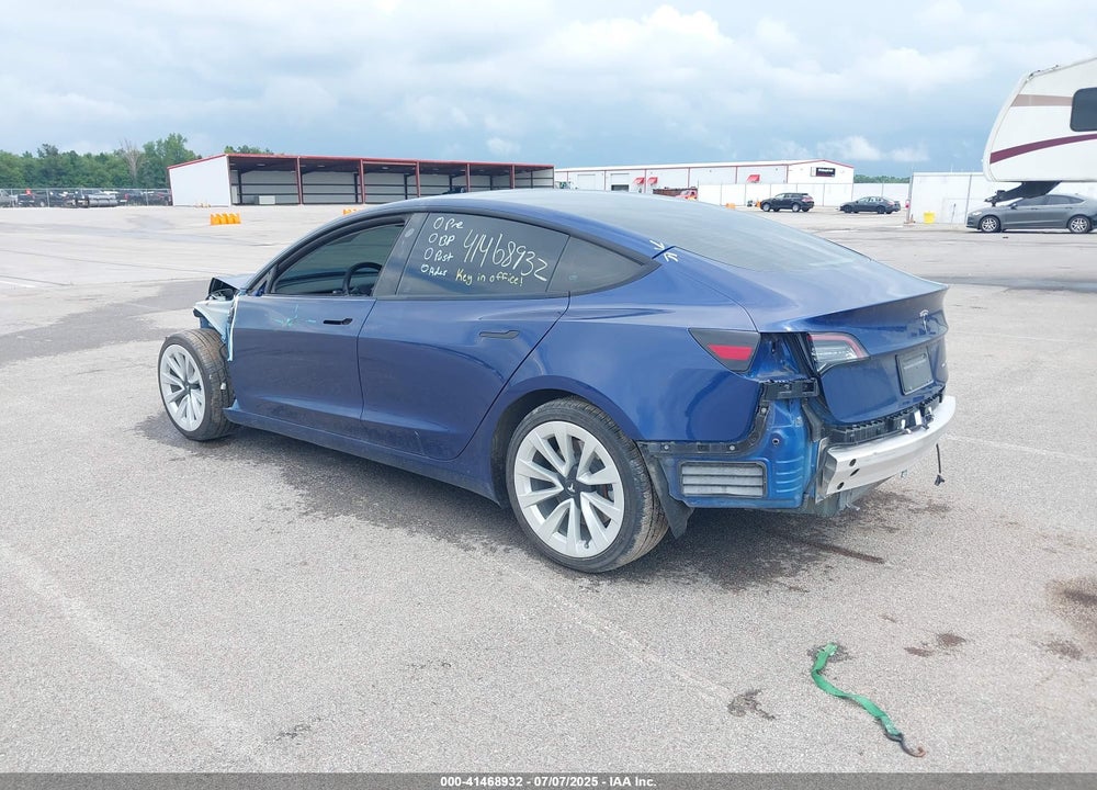 2022 TESLA MODEL 3 LONG RANGE DUAL MOTOR ALL-WHEEL DRIVE VIN: 5YJ3E1EB6NF185646