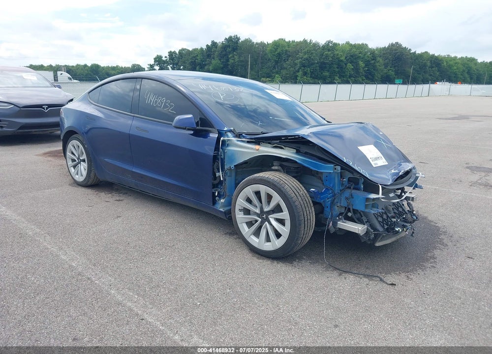 2022 TESLA MODEL 3 LONG RANGE DUAL MOTOR ALL-WHEEL DRIVE VIN: 5YJ3E1EB6NF185646