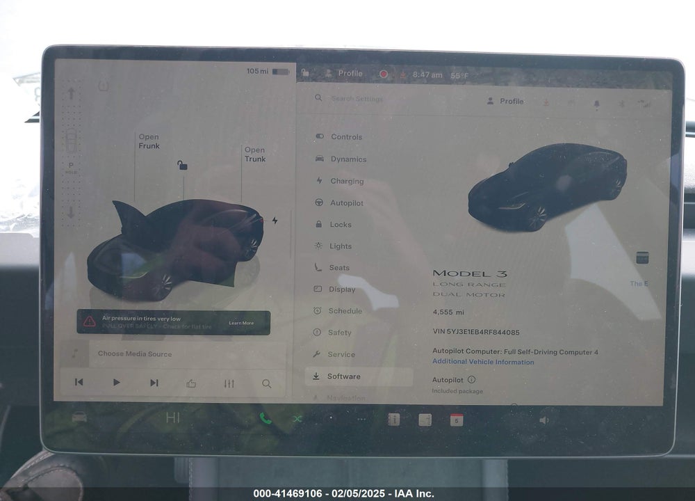 2024 TESLA MODEL 3 VIN: 5YJ3E1EB4RF844085