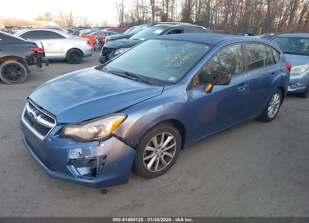 2014 SUBARU IMPREZA VIN: JF1GPAC62E8287727