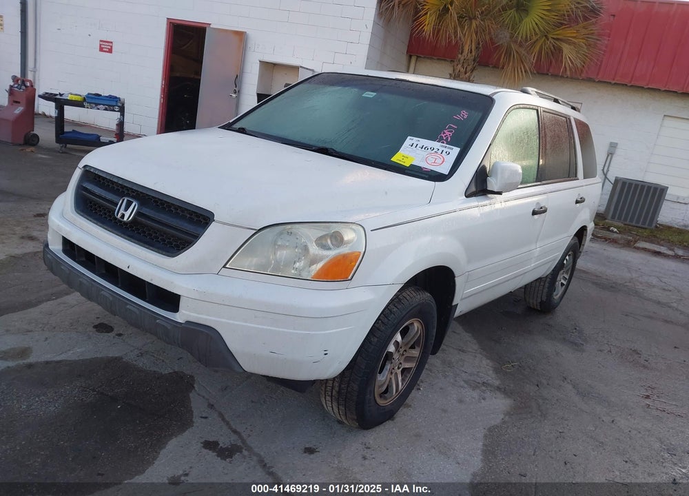 2005 HONDA PILOT EX-L VIN: 5FNYF18515B053807