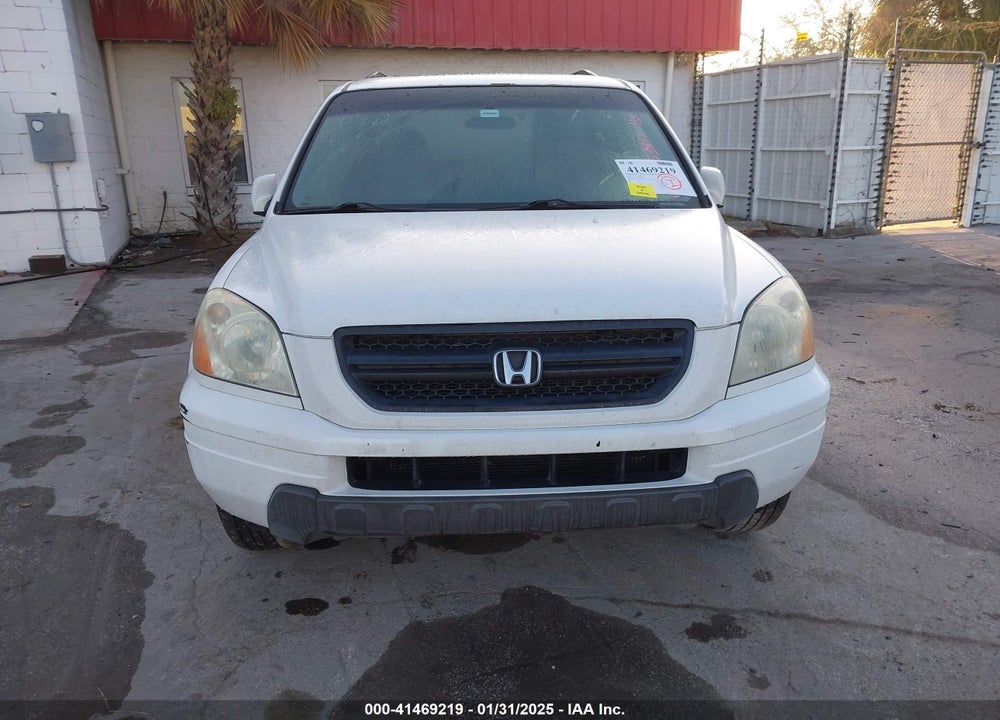 2005 HONDA PILOT EX-L VIN: 5FNYF18515B053807