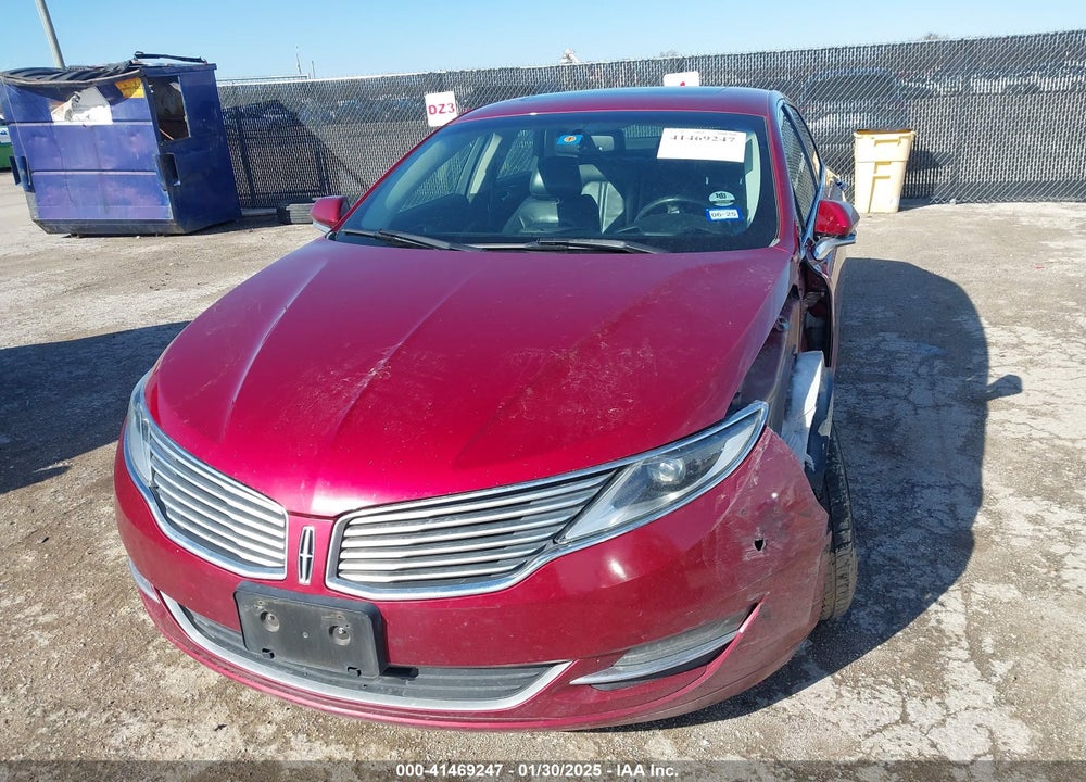 2015 LINCOLN MKZ VIN: 3LN6L2G9XFR618075